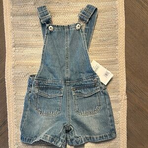 Seed Heritage Blue Denim Overalls with Adjustable Straps